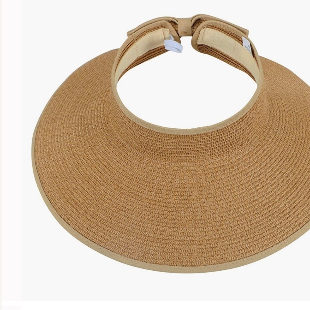 Tan Sun Visor Hat